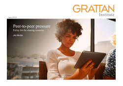 Peer-to-peer pressure