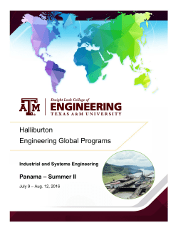 Halliburton Engineering Global Programs