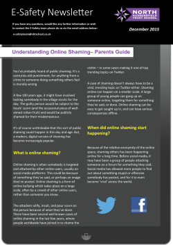 Online Shaming