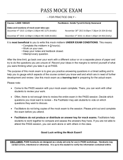 slg mock midterm &ndash; for practice only