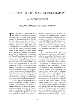 cultural politics and iconography - ANU Press
