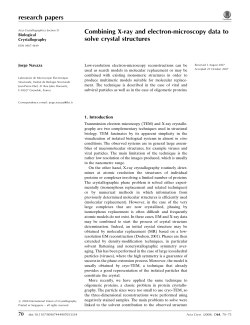 Combining X-ray and electron-microscopy data to