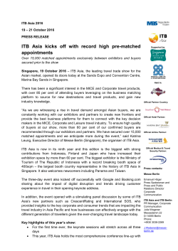 ITB Asia kicks off with record high pre