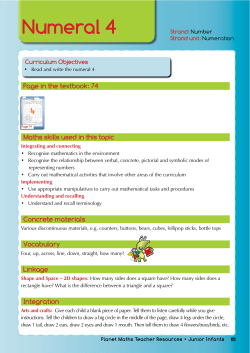 Numeral 4 - Planet Maths