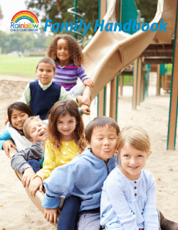 Family Handbook - Rainbow Child Care Centers