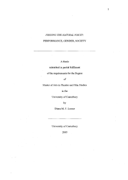 FREEING THE NATURAL VOICE?