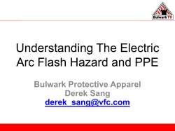 Understanding The Electric Arc Flash Hazard and PPE