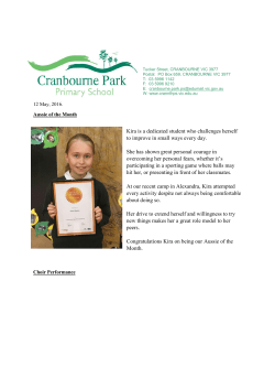 Kira is a dedicated student who challenges herself to improve in