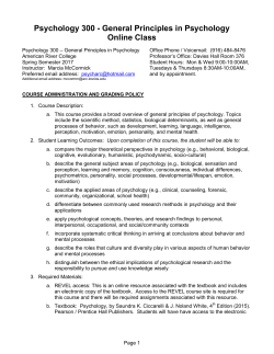 Course Policies - American River College!