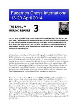 the lahlum round report