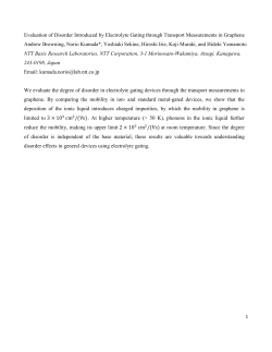 Evaluation of Disorder Introduced by Electrolyte Gating through