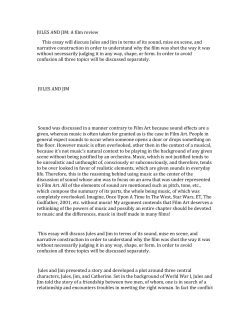 JULES AND JIM-A film review