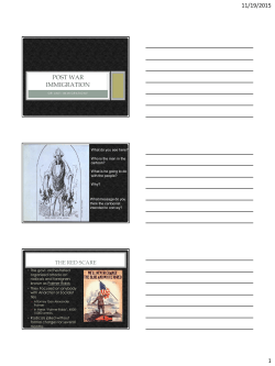 post war immigration