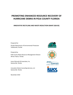 Final Report - Florida Department of Environmental Protection