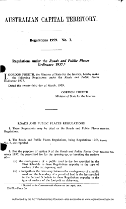 Authorised - ACT Legislation Register