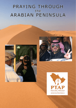 A4 PDF 1.2 MB - Praying Through the Arabian Peninsula