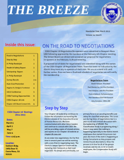 Chapter 18 Newsletter March 2015
