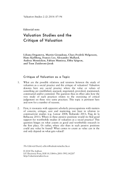 Full article  - Valuation Studies