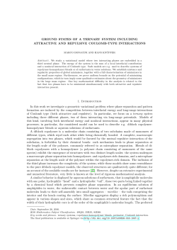 GROUND STATES OF A TERNARY SYSTEM INCLUDING