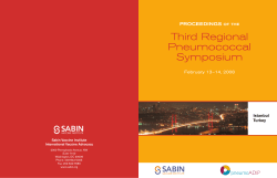 Third Regional Pneumococcal Symposium