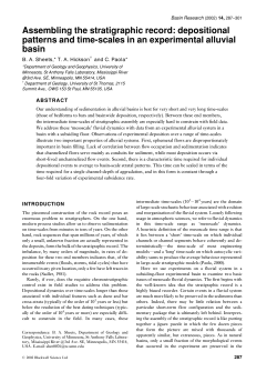Sheets, B., Hickson, T., and Paola, C., 2002, Assembling the