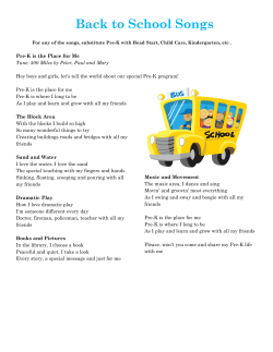 Check out a listing of school themed songs created by