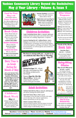 May @ Your Library • Volume 6, Issue 5