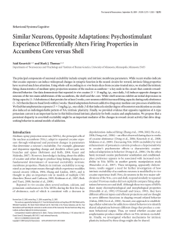 Similar Neurons, Opposite Adaptations