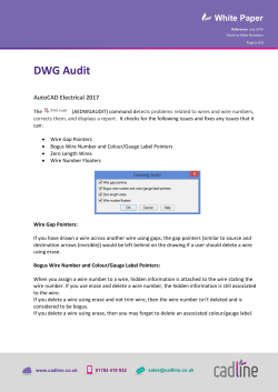 AutoCAD Electrical 2017_DWG Audit