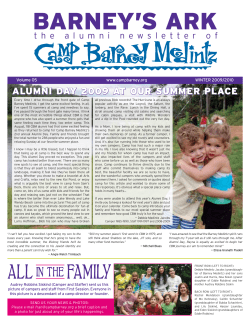 barney`s ark - Camp Barney Medintz