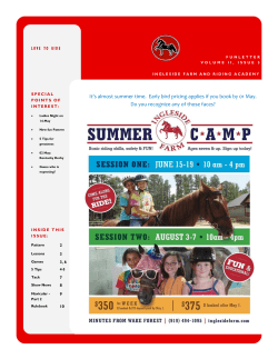 It`s almost summer time. Early bird pricing applies if
