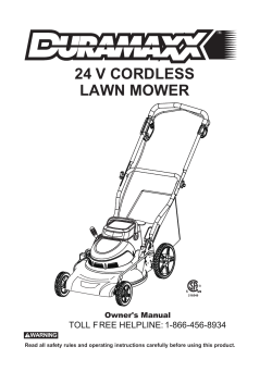 24 V CORDLESS LAWN MOWER