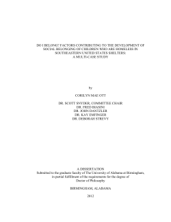 do i belong? factors contributing to the development of social