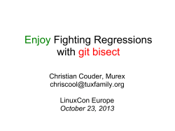 Enjoy Fighting Regressions with git bisect - Linux