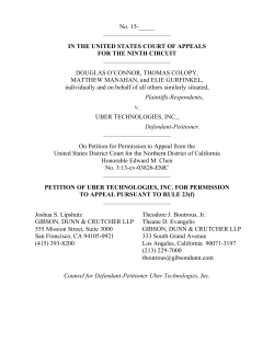 No. 15-_____ IN THE UNITED STATES COURT OF APPEALS FOR