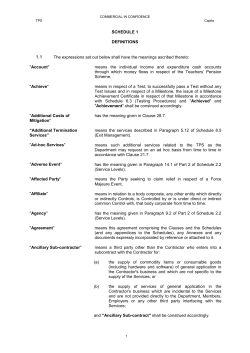 Definitions (43 Schedule 0 1 Definitions - Redacted