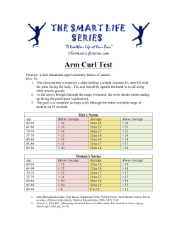 Arm Curl Test - WordPress.com