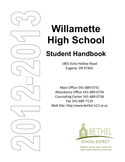 Willamette High School - Bethel School District