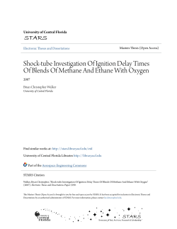Shock-tube Investigation Of Ignition Delay Times Of Blends