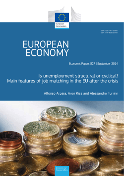 Is unemployment structural or cyclical? Main features of job