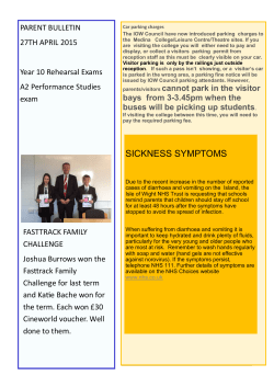 sickness symptoms