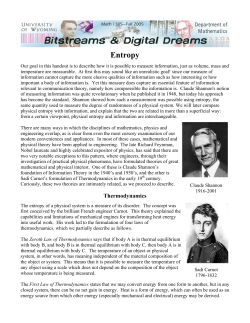 Entropy