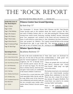 ROCK Report - Bishop Feehan High School
