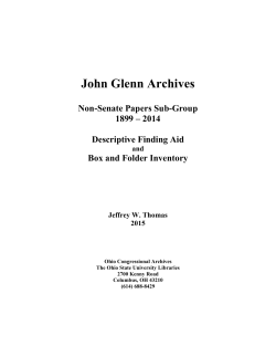 John Glenn Archives - OSU Libraries
