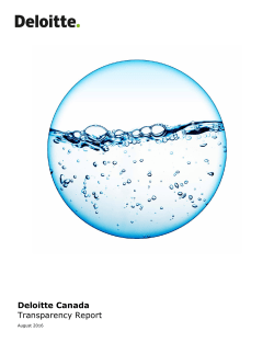 Deloitte Canada - Transparency Report