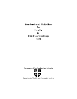 Child Care Services - Department of Education