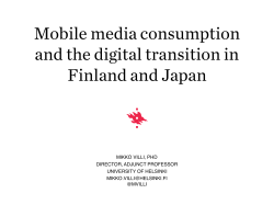 Mobile media consumption Villi.key