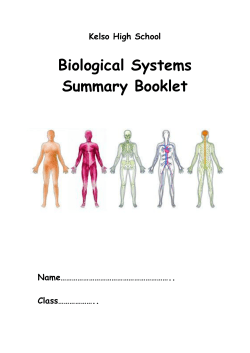 Biological Systems Summary Booklet