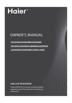 owner`s manual