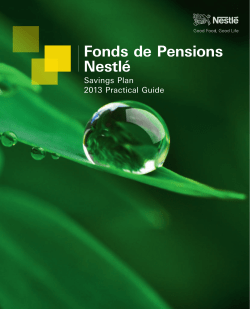 Practical guide - Fonds de Pensions Nestl&eacute;